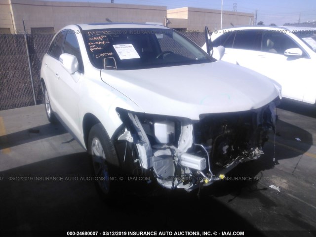 5J8TB3H35HL023423 - 2017 ACURA RDX WHITE photo 1