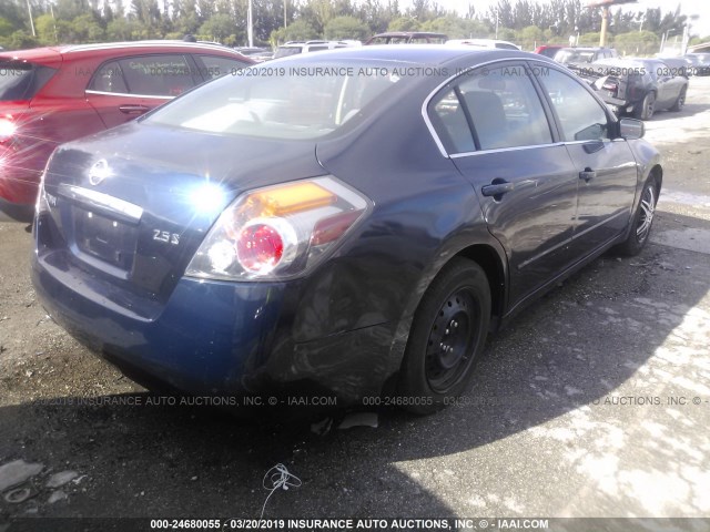 1N4AL21E57C180270 - 2007 NISSAN ALTIMA 2.5/2.5S Dark Blue photo 4