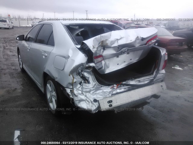 4T1BF1FK2CU156927 - 2012 TOYOTA CAMRY SE/LE/XLE SILVER photo 6