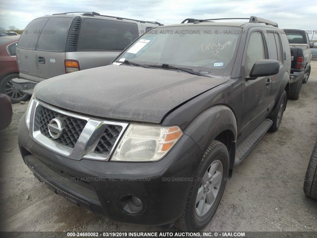 5N1AR18U78C632071 - 2008 NISSAN PATHFINDER S/LE/SE BLACK photo 2