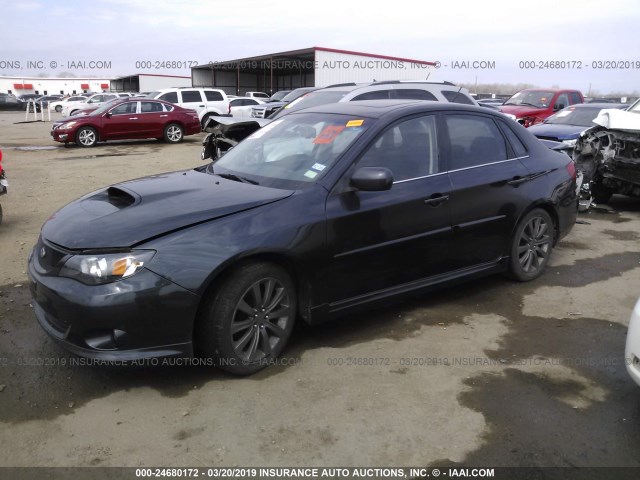 JF1GE76699G501340 - 2009 SUBARU IMPREZA WRX GRAY photo 2