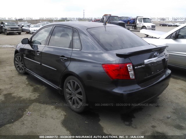 JF1GE76699G501340 - 2009 SUBARU IMPREZA WRX GRAY photo 3