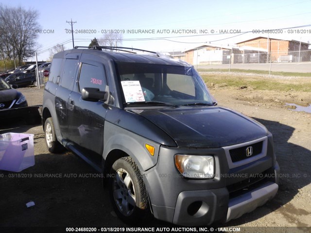 5J6YH27685L005898 - 2005 HONDA ELEMENT EX BLACK photo 1