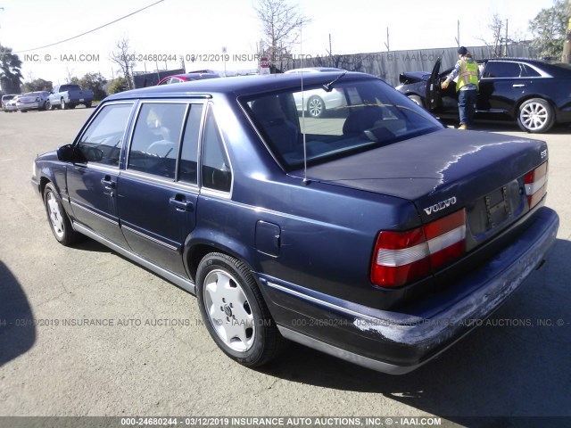 YV1KS9606V1119004 - 1997 VOLVO 960 BLUE photo 3