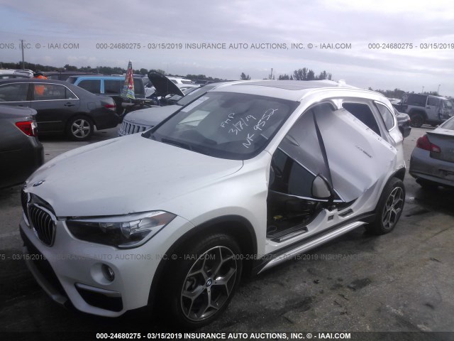 WBXHU7C36J5H39552 - 2018 BMW X1 SDRIVE28I WHITE photo 2