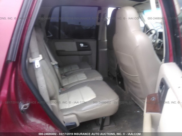 1FMRU15W14LA16108 - 2004 FORD EXPEDITION XLT RED photo 8