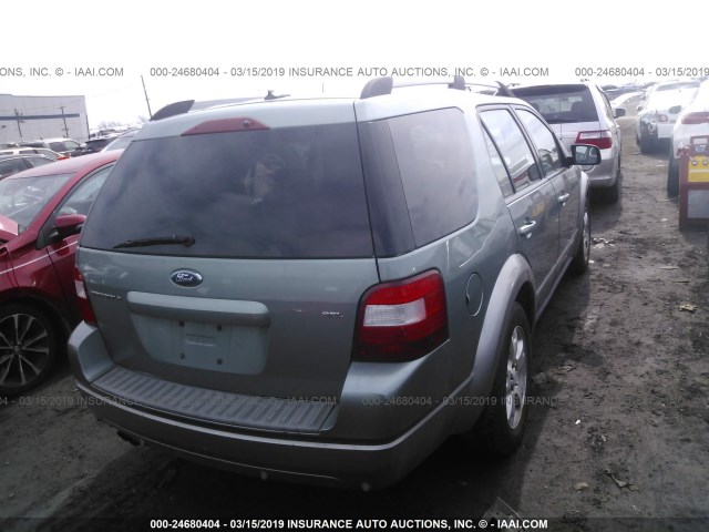 1FMDK02177GA21524 - 2007 FORD FREESTYLE SEL GREEN photo 4