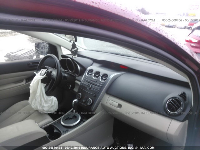 JM3ER2B51C0412911 - 2012 MAZDA CX-7 MAROON photo 5