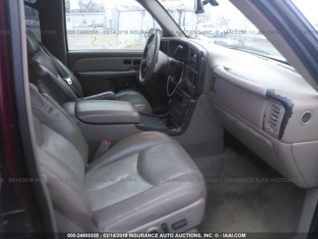 1GKFK66U64J182213 - 2004 GMC YUKON XL DENALI BURGUNDY photo 5