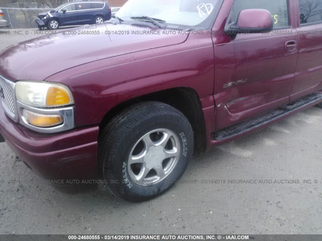 1GKFK66U64J182213 - 2004 GMC YUKON XL DENALI BURGUNDY photo 6