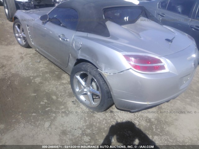 1G8MB35B87Y100974 - 2007 SATURN SKY SILVER photo 6