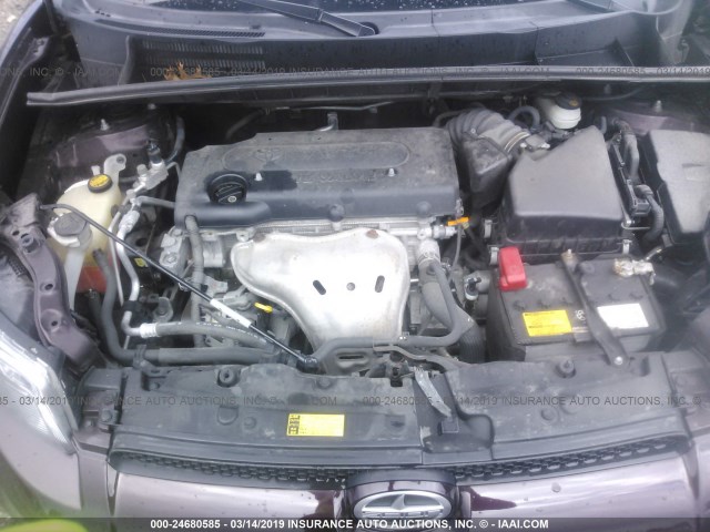 JTLZE4FE9CJ013903 - 2012 TOYOTA SCION XB 栗色 照片 10