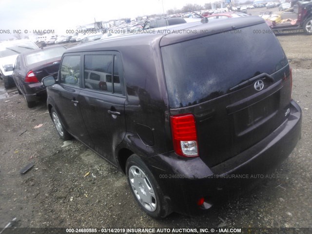 JTLZE4FE9CJ013903 - 2012 TOYOTA SCION XB 栗色 照片 3