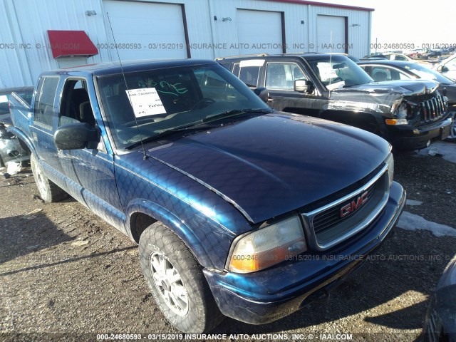 1GTDT13X73K180450 - 2003 GMC SONOMA BLUE photo 1