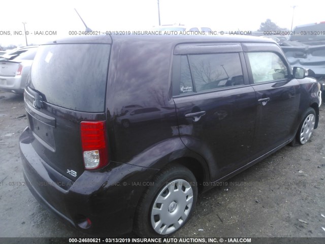 JTLZE4FE6FJ072752 - 2015 TOYOTA SCION XB 紫色 照片 4