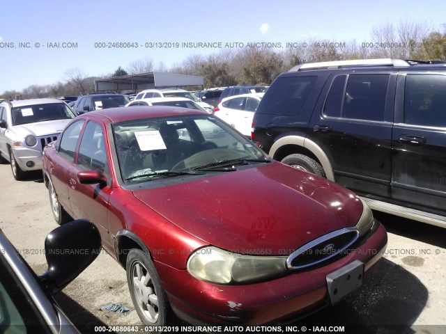 1FAFP6636XK225134 - 1999 FORD CONTOUR SE MAROON photo 1