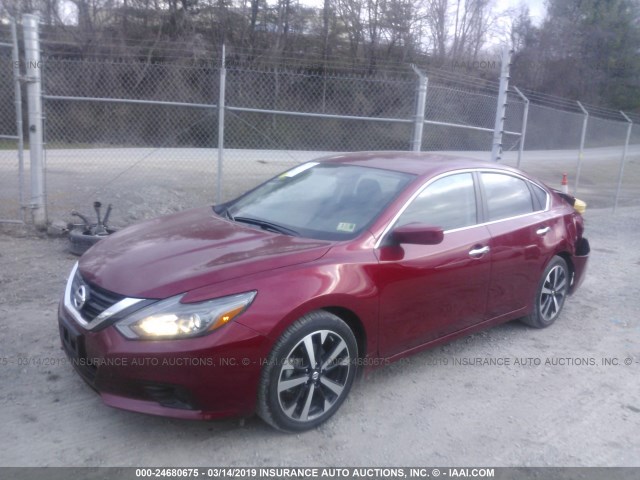 1N4AL3AP5JC107379 - 2018 NISSAN ALTIMA 2.5/S/SV/SL/SR BURGUNDY photo 2