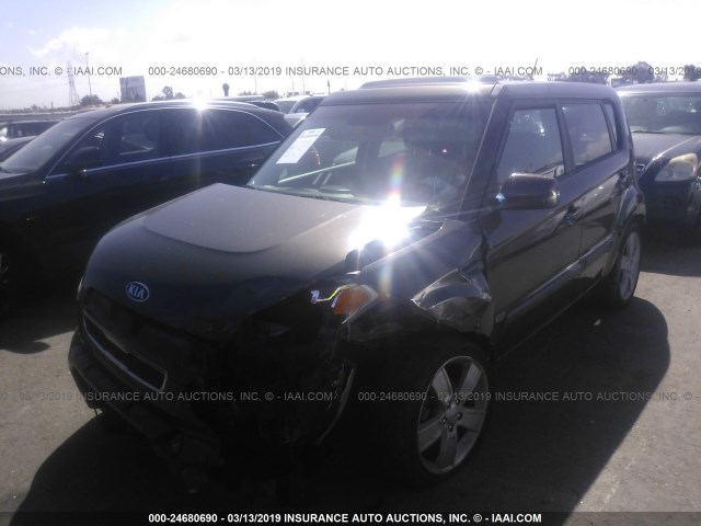 KNDJT2A27B7259067 - 2011 KIA SOUL +/!/SPORT BROWN photo 2