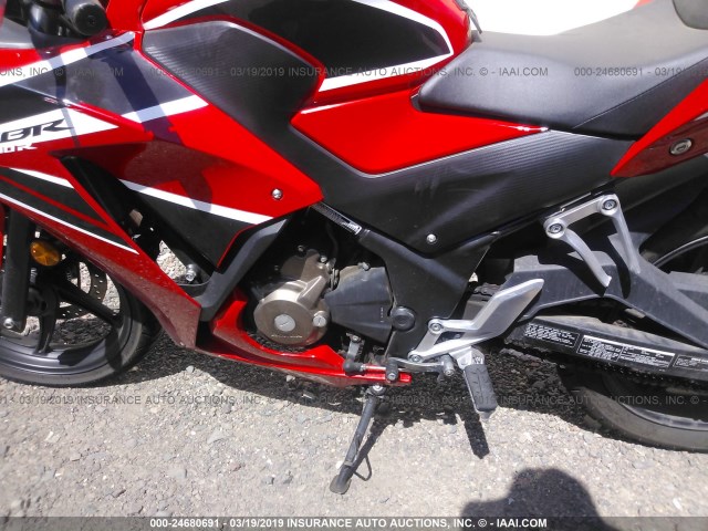 MLHNC5150H5300038 - 2017 HONDA CBR300 RA RED photo 9