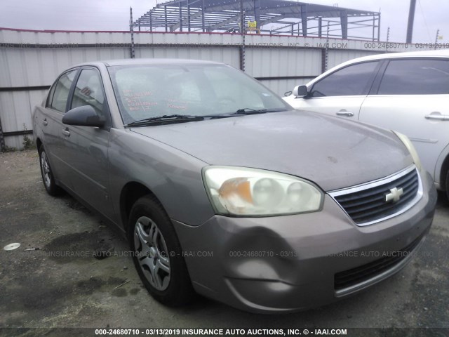 1G1ZS58F87F227458 - 2007 CHEVROLET MALIBU LS BROWN photo 1