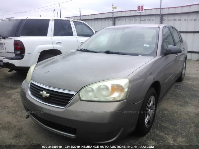 1G1ZS58F87F227458 - 2007 CHEVROLET MALIBU LS BROWN photo 2