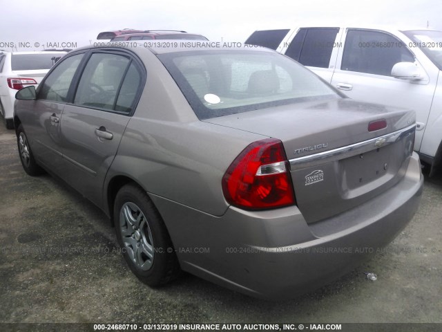 1G1ZS58F87F227458 - 2007 CHEVROLET MALIBU LS BROWN photo 3