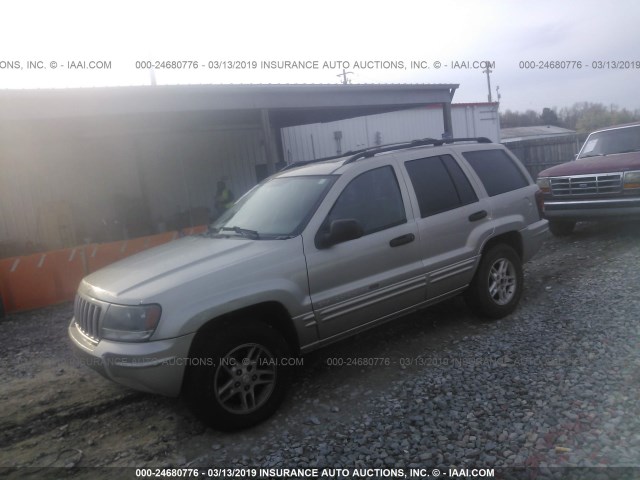 1J4GX48SX4C259973 - 2004 JEEP GRAND CHEROKEE LAREDO/COLUMBIA/FREEDOM 灰色 照片 2