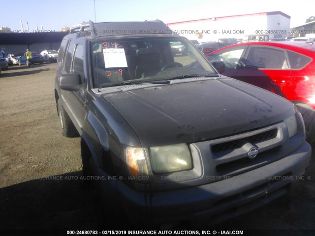 5N1ED28T81C567069 - 2001 NISSAN XTERRA XE/SE BLACK photo 1