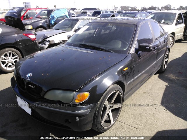 WBAAZ33434KP82957 - 2004 BMW 325 IS SULEV BLACK photo 2