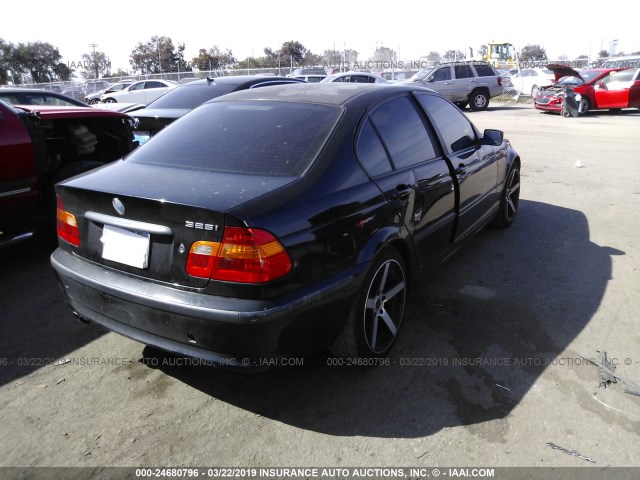 WBAAZ33434KP82957 - 2004 BMW 325 IS SULEV BLACK photo 4