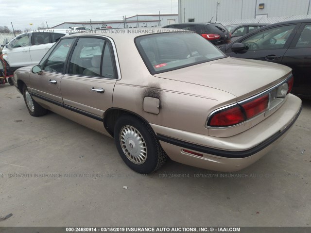 1G4HP52K4XH477998 - 1999 BUICK LESABRE CUSTOM GOLD photo 3