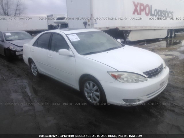 4T1BF30K23U053284 - 2003 TOYOTA CAMRY LE/XLE/SE WHITE photo 1