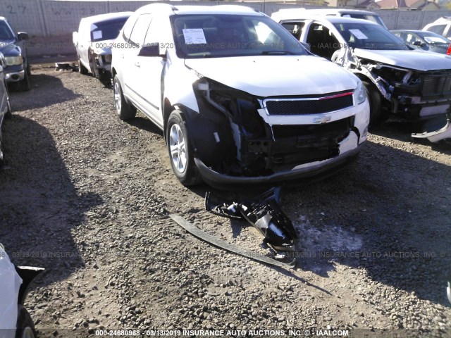 1GNKREED8CJ158034 - 2012 CHEVROLET TRAVERSE LS WHITE photo 6