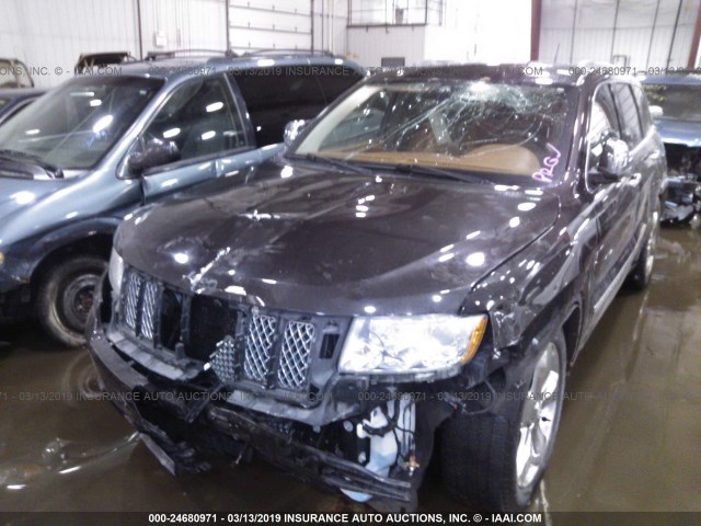 1J4RR6GT0BC643590 - 2011 JEEP GRAND CHEROKEE OVERLAND BROWN photo 6