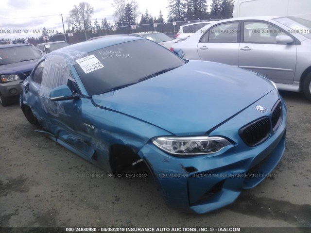 WBS1H9C56GV786093 - 2016 BMW M2 BLUE photo 1