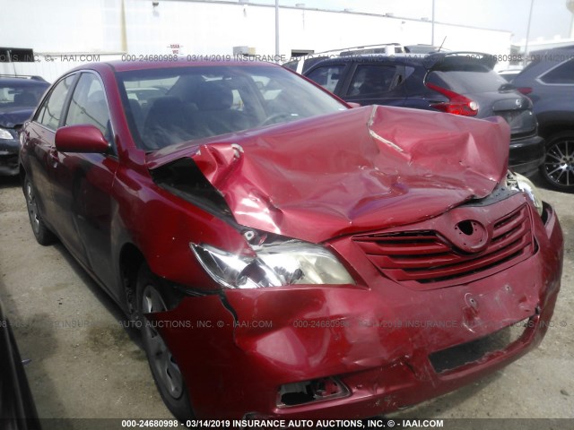 4T1BE46K99U283753 - 2009 TOYOTA CAMRY SE/LE/XLE RED photo 1
