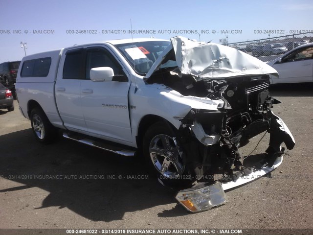 1C6RD7HT5CS168140 - 2012 DODGE RAM 1500 SPORT WHITE photo 1