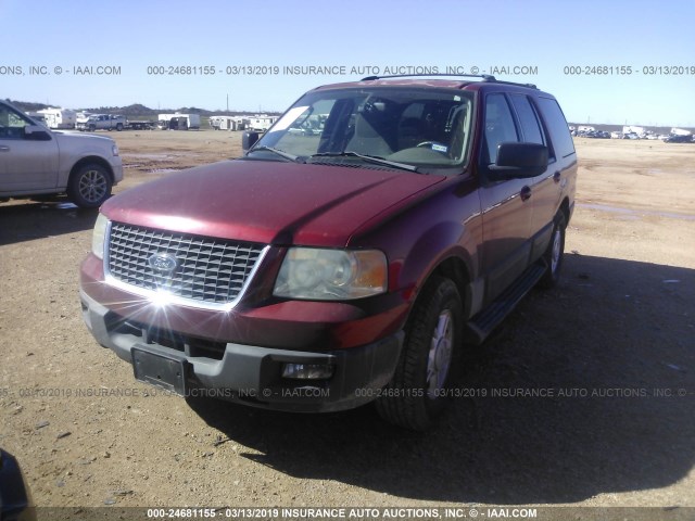 1FMPU15L84LB03114 - 2004 FORD EXPEDITION XLT RED photo 2