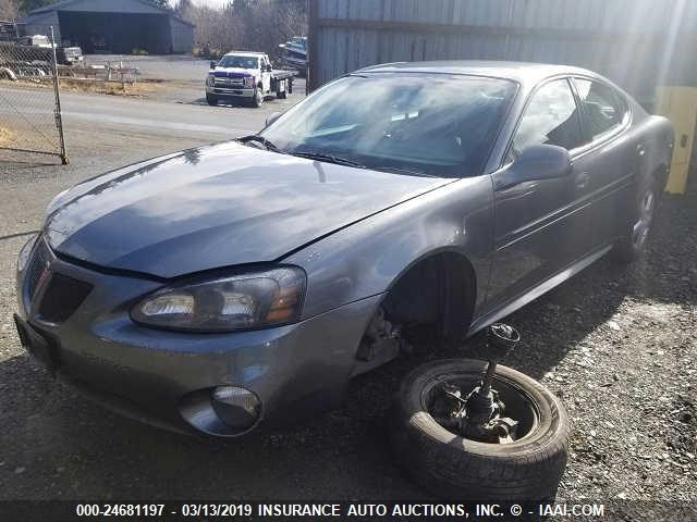 2G2WP522551181601 - 2005 PONTIAC GRAND PRIX GRAY photo 2