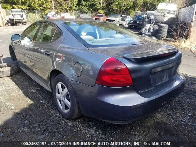 2G2WP522551181601 - 2005 PONTIAC GRAND PRIX GRAY photo 3