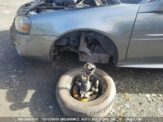 2G2WP522551181601 - 2005 PONTIAC GRAND PRIX GRAY photo 6