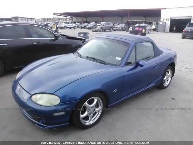 JM1NB353XX0130768 - 1999 MAZDA MX-5 MIATA BLUE photo 2