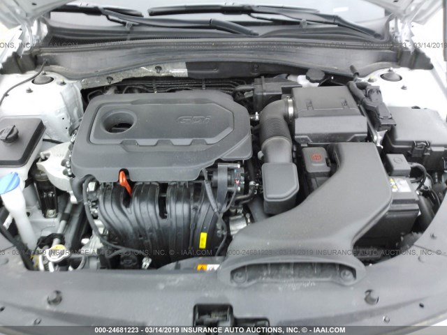 5XXGT4L33KG294093 - 2019 KIA OPTIMA LX/S SILVER photo 10