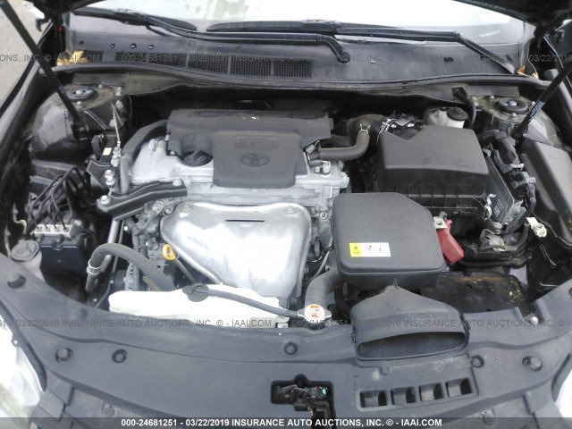 4T1BF1FK5HU659598 - 2017 TOYOTA CAMRY LE/XLE/SE/XSE BLACK photo 10