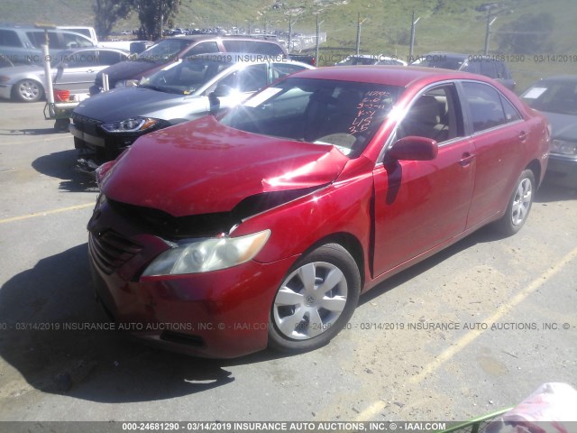 4T4BE46K69R116398 - 2009 TOYOTA CAMRY SE/LE/XLE RED photo 2