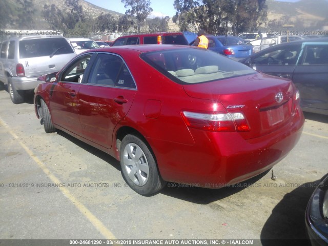 4T4BE46K69R116398 - 2009 TOYOTA CAMRY SE/LE/XLE RED photo 3