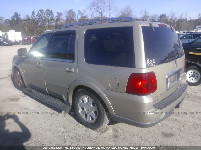 5LMFU27R44LJ04549 - 2004 LINCOLN NAVIGATOR BEIGE photo 3