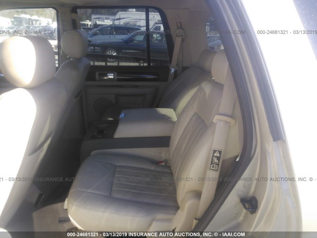 5LMFU27R44LJ04549 - 2004 LINCOLN NAVIGATOR BEIGE photo 8