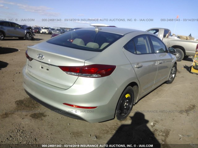 5NPD84LF1JH400221 - 2018 HYUNDAI ELANTRA SEL/VALUE/LIMITED TAN photo 4