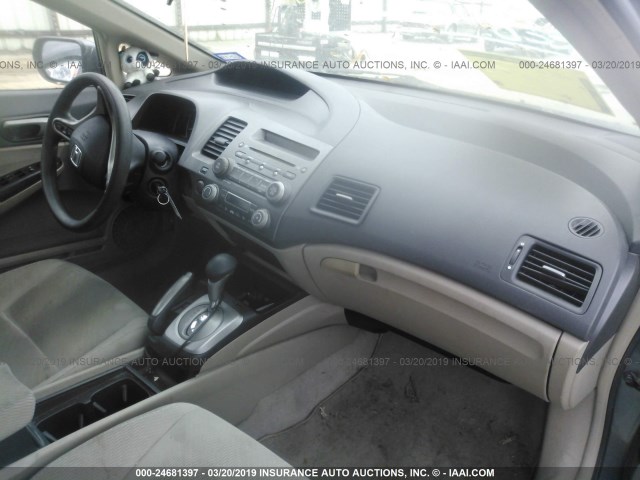 JHMFA36229S008571 - 2009 HONDA CIVIC HYBRID GRAY photo 5